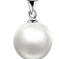 Ivory Pearl Necklace & Earrings Set Jewelry